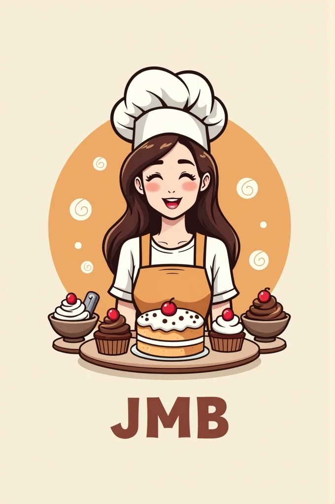 Create logo for my bakery shop name JMB' We provide variety of Cake