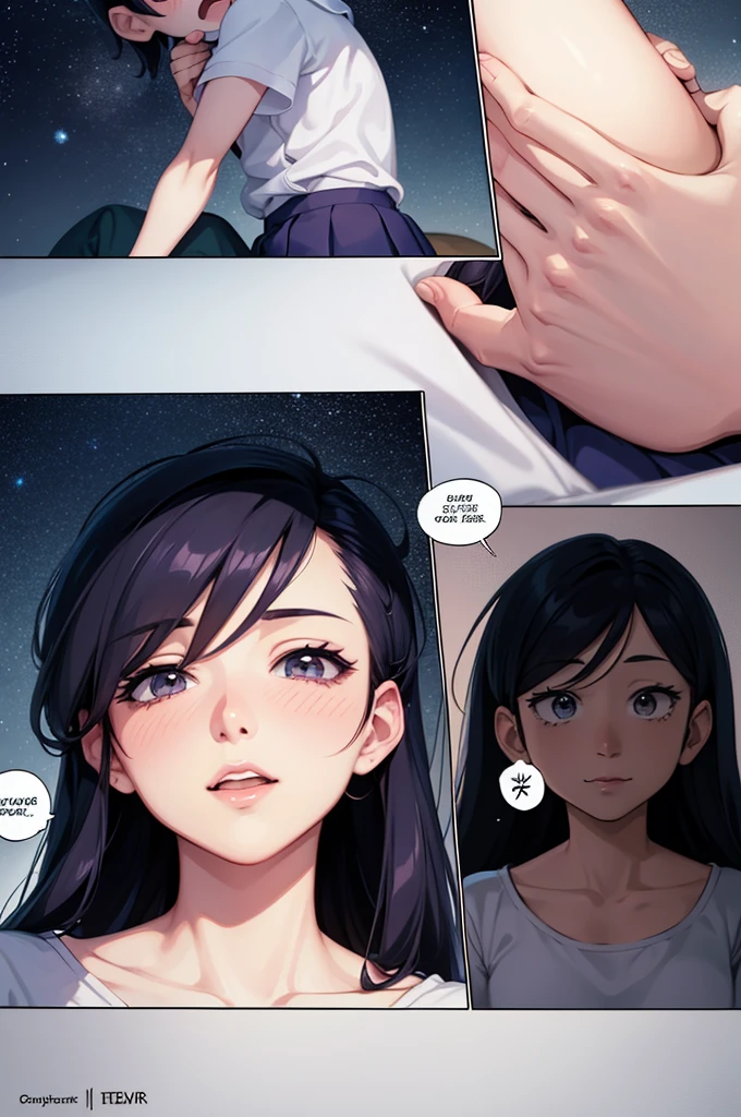 "A manga panel depicting my favorite heartwarming scene in Steven universe."