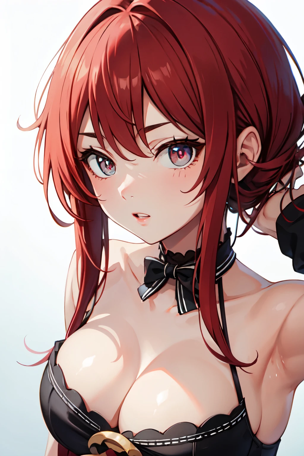 8ｋ,Highest quality,masterpiece, Sharp focus,high school girl，，Red hair，Lewd，