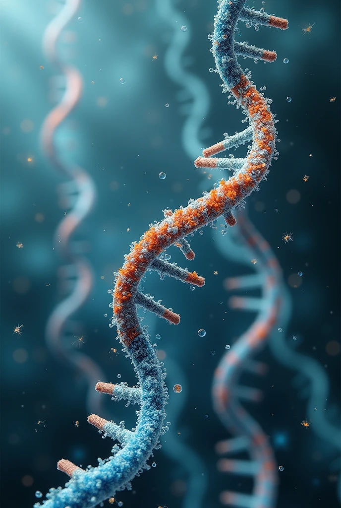 Image of Chromosomes and the Genetic Code in Asperger's