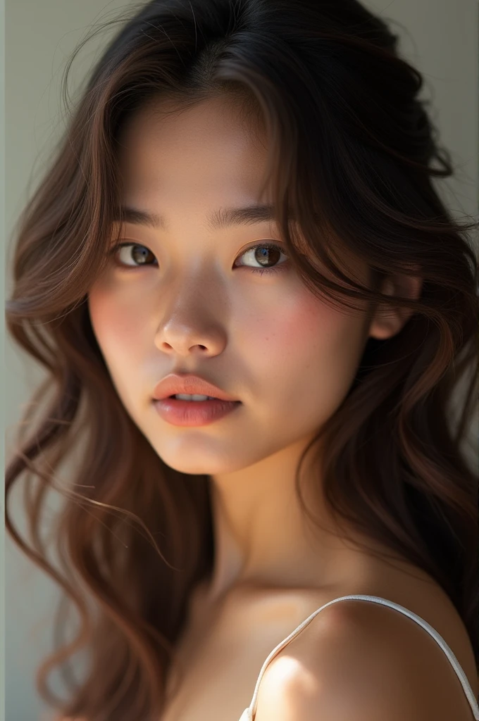 young brunette