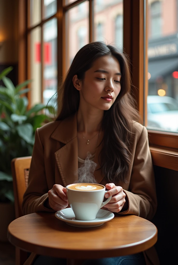 masterpiece, Highest quality, High resolution, coffee break、