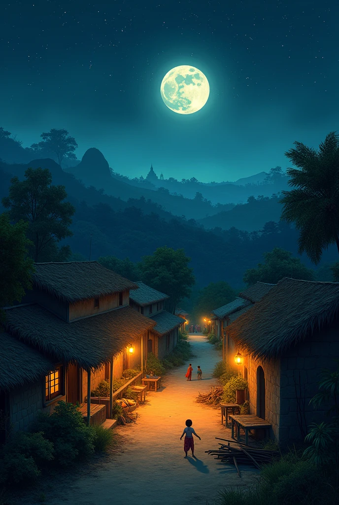 Night in a Indian
village