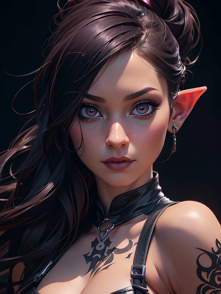  a woman with a black cape and a purple dress, extremely detailed artgerm, beautiful dark elf countess, artgerm and rossdraws, artgerm. dark elf princess, artgerm. high detail, artgerm detailed, dark fantasy style art, style of artgerm, trending artgerm, style artgerm with purple horn