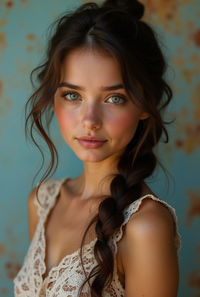 A girl with ????
