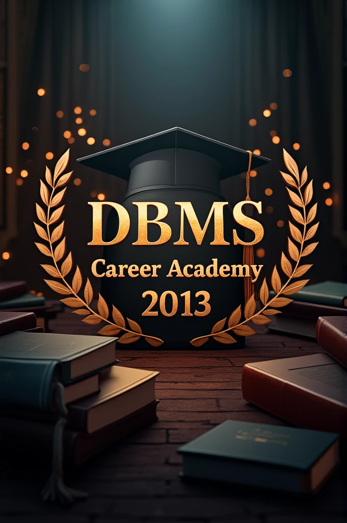 Create a prize night banner for school with the name of DBMS career academy 