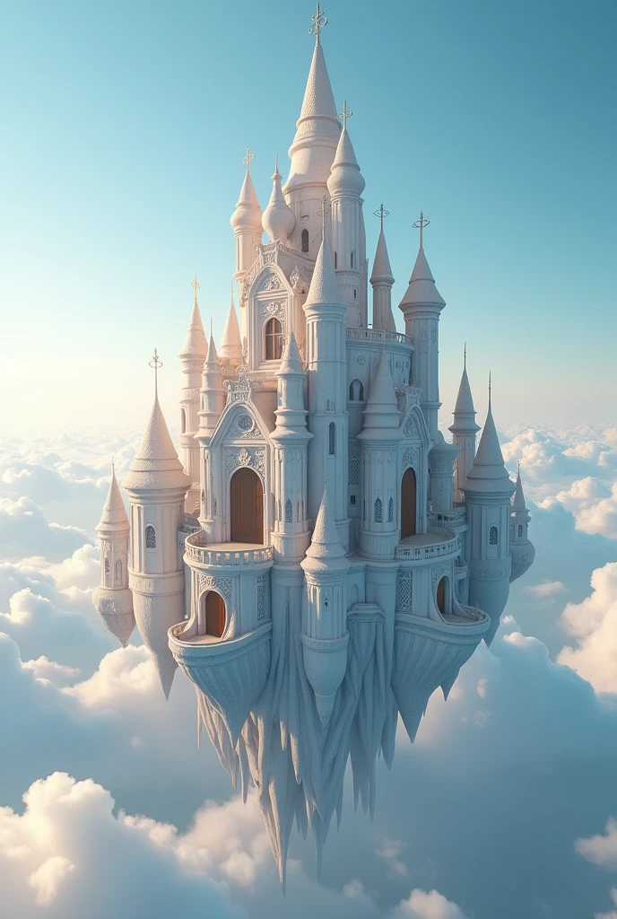 masterpiece, Highest quality, High resolution, Garlic Castle in the Sky、