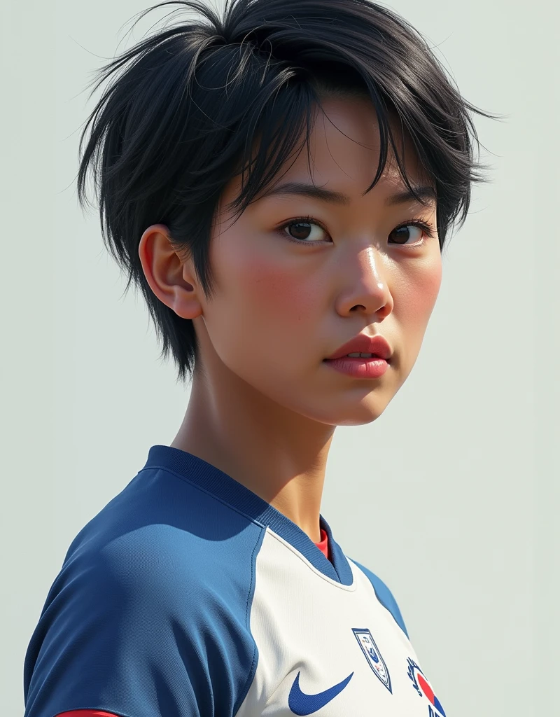 (Photorealism:1.2), South Korea national team player Shin Yu-bin
