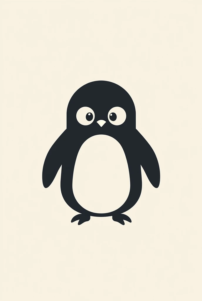Penguin, silhouette, Logo, Logotipo, for business, for company, *eyes*