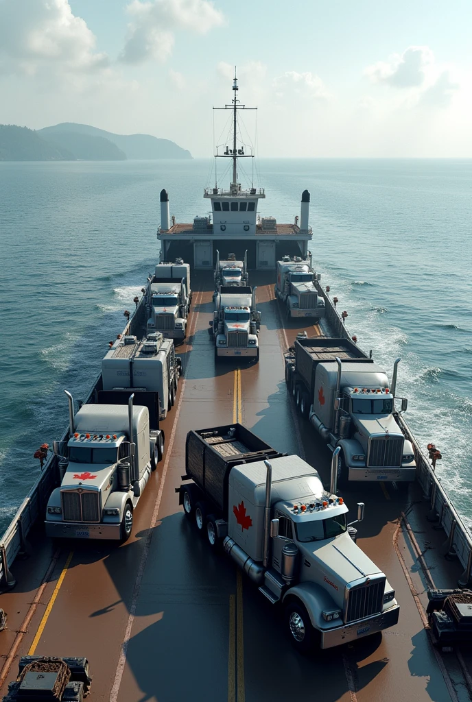 Canadian trucks in ferry grey colour