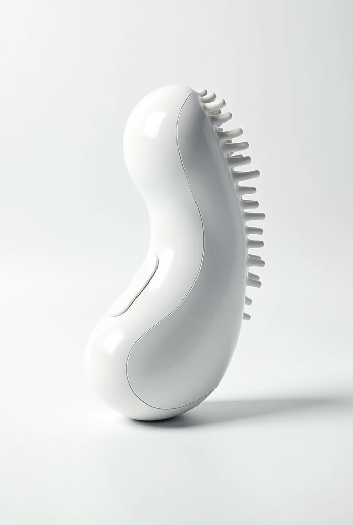 Scalp massager hair product image laying on white background