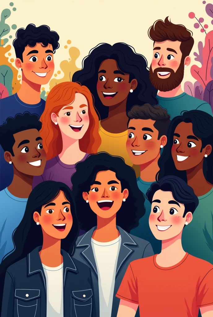 An illustration associated with youth diversity