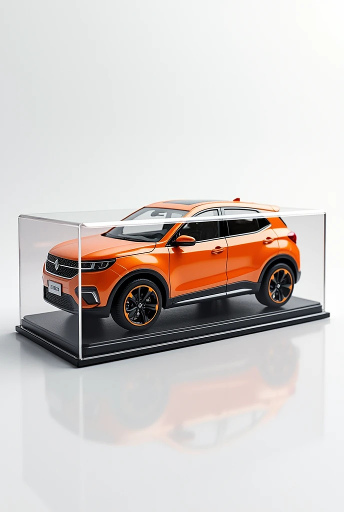 orange chery tiggo 2 in a hotwheels blister