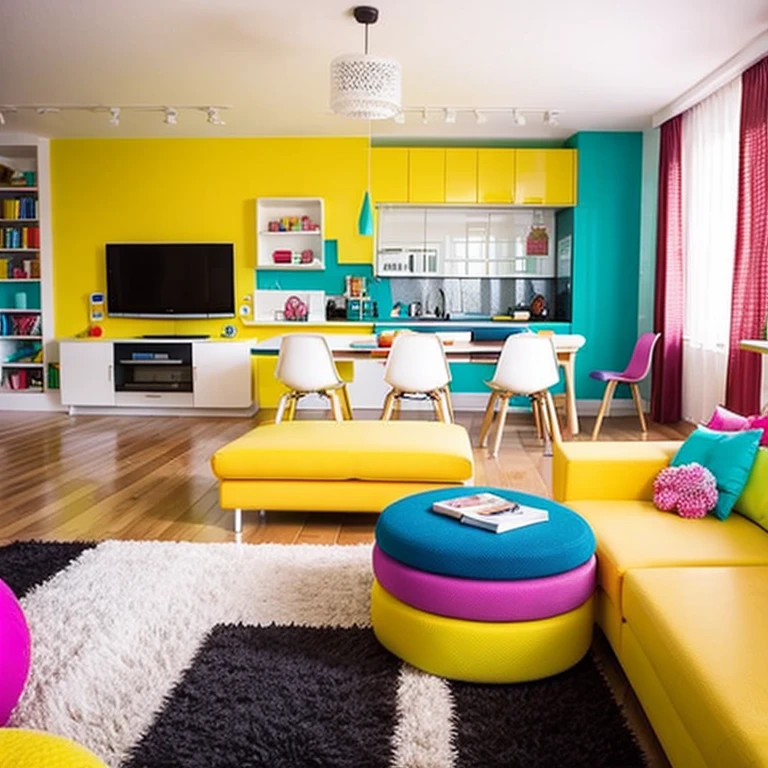 Colorful Living Room