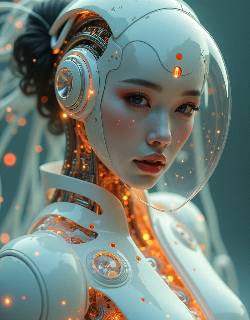 Jewelry on artificial intelligence model