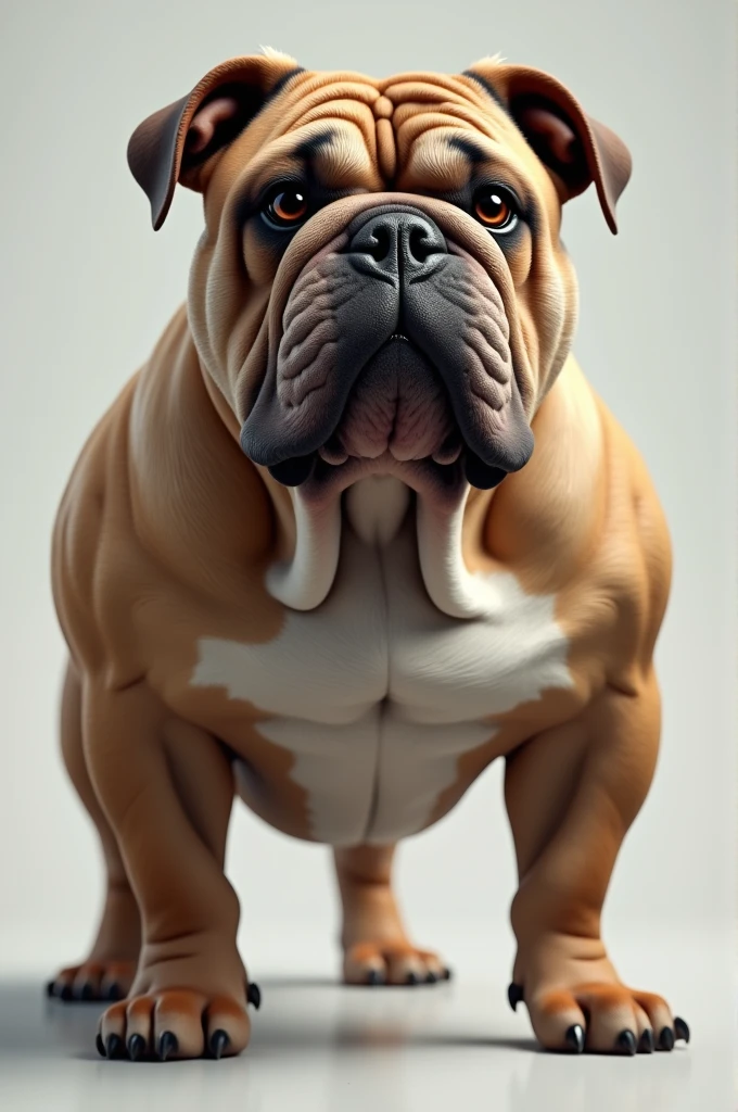Make a reconstruction of the old English bulldogs