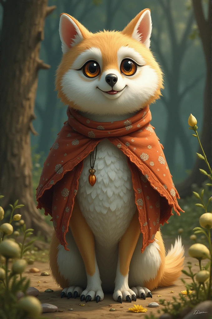 Make an hibryd between Dog and owl