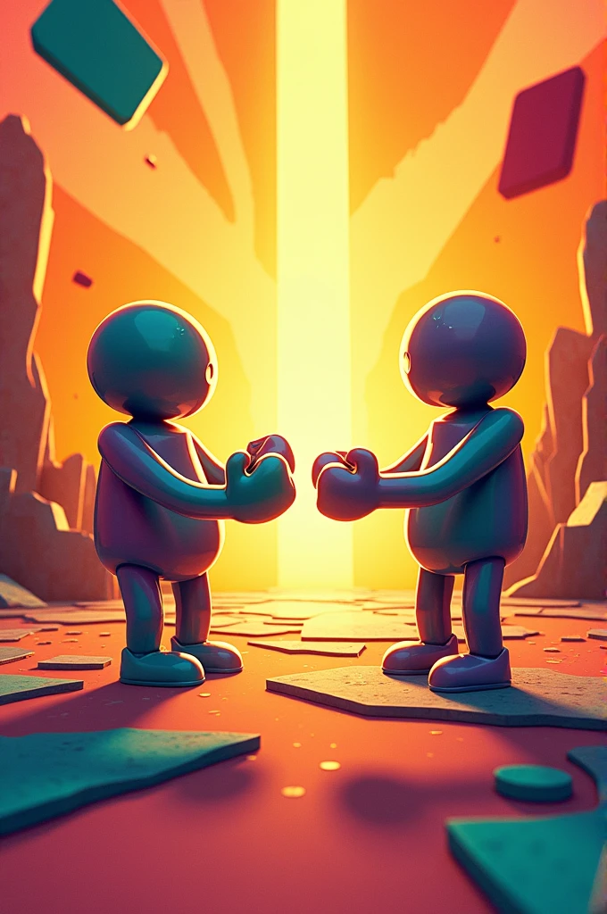 Rock Paper scissors in a picture suitable for game