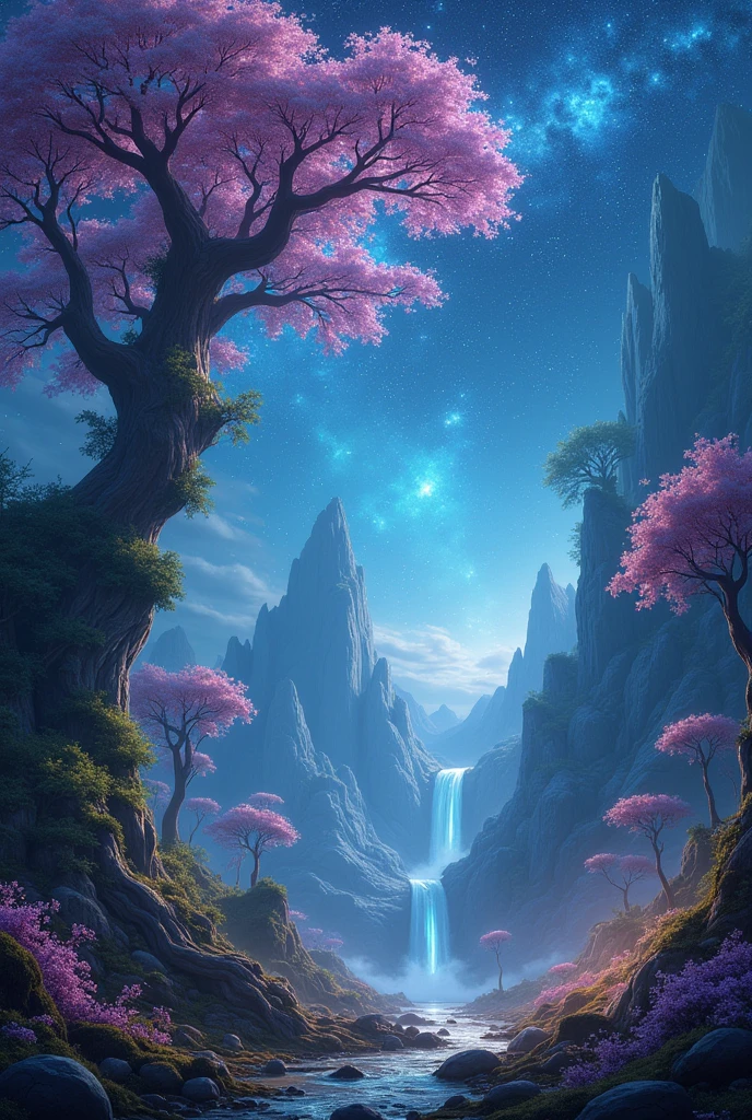 Beautiful forest in the universe