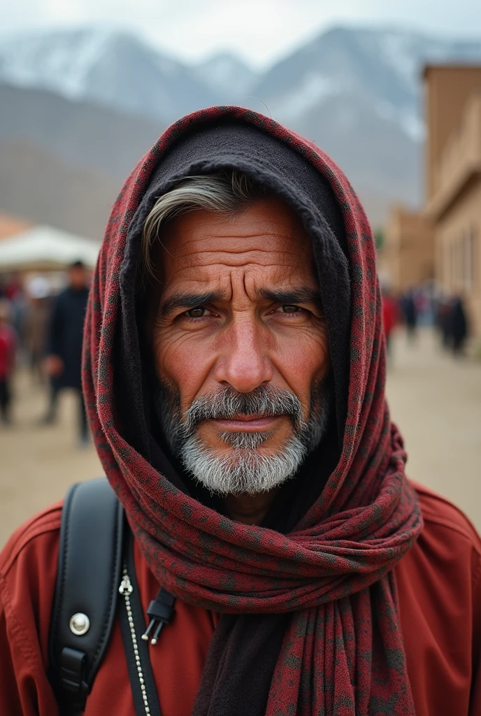  a profile picture for a tourism page with a text saying Afghanistan