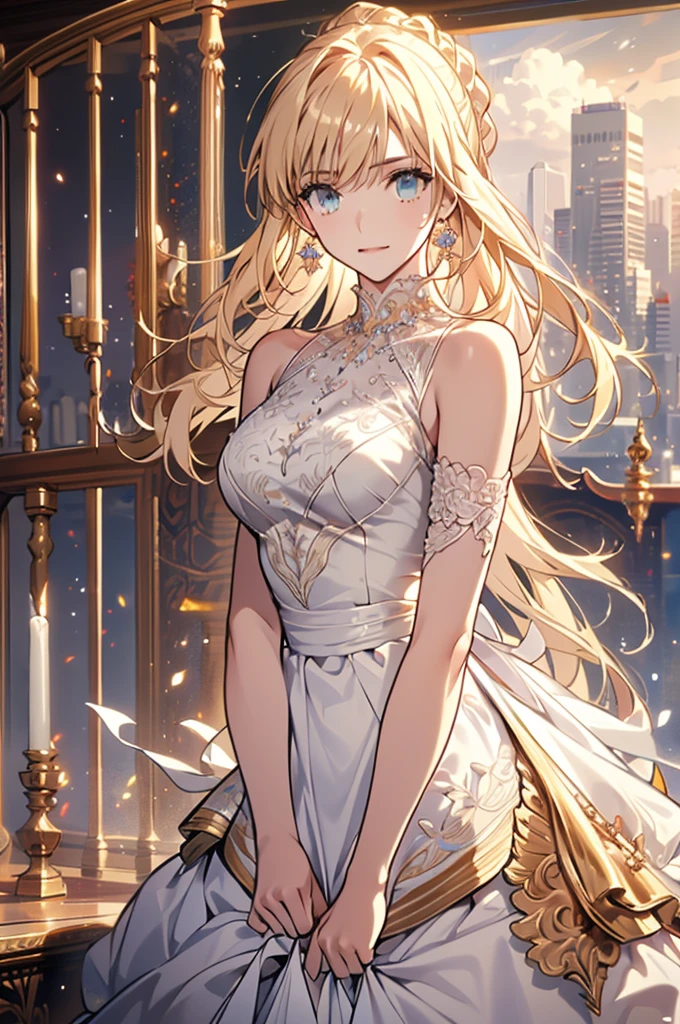 {{{masterpiece}}}, {very detailed CG}, amazing, in detail, alone, {{beautiful 풍경}}, sunset, {{wind}}, detailed background, beautiful, nipple, Sheer mesh dress, bright eyes, {{whole body}}, sexy pose, {{spreading legs}}, dynamic angle, looking at the viewer, Detailed nude, beautiful sunset, enlargement, best quality, blonde long hair woman, {{beautiful}}, pretty, {laughing}, {{with angel wings}}, halo, shiny, {{{pussy}}}, {{{nude}}}