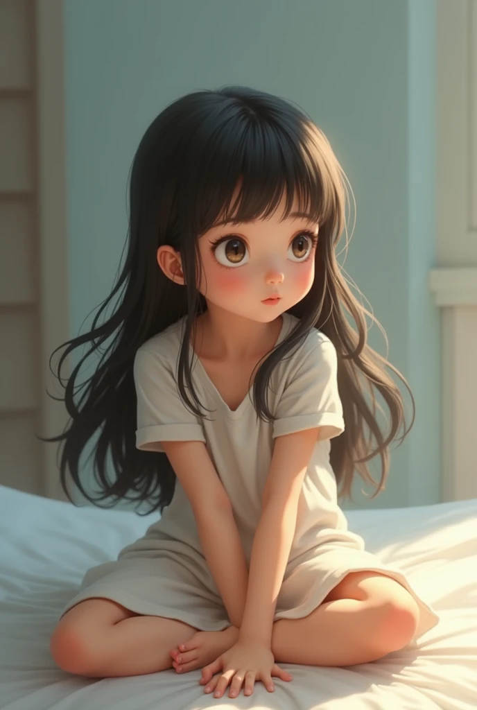 One girl and sit up