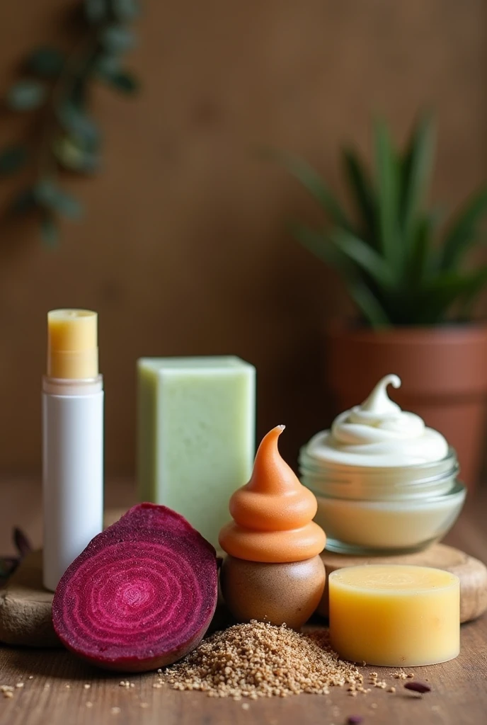 Home made rice soap lip balm torch beetroot soap moisturizer