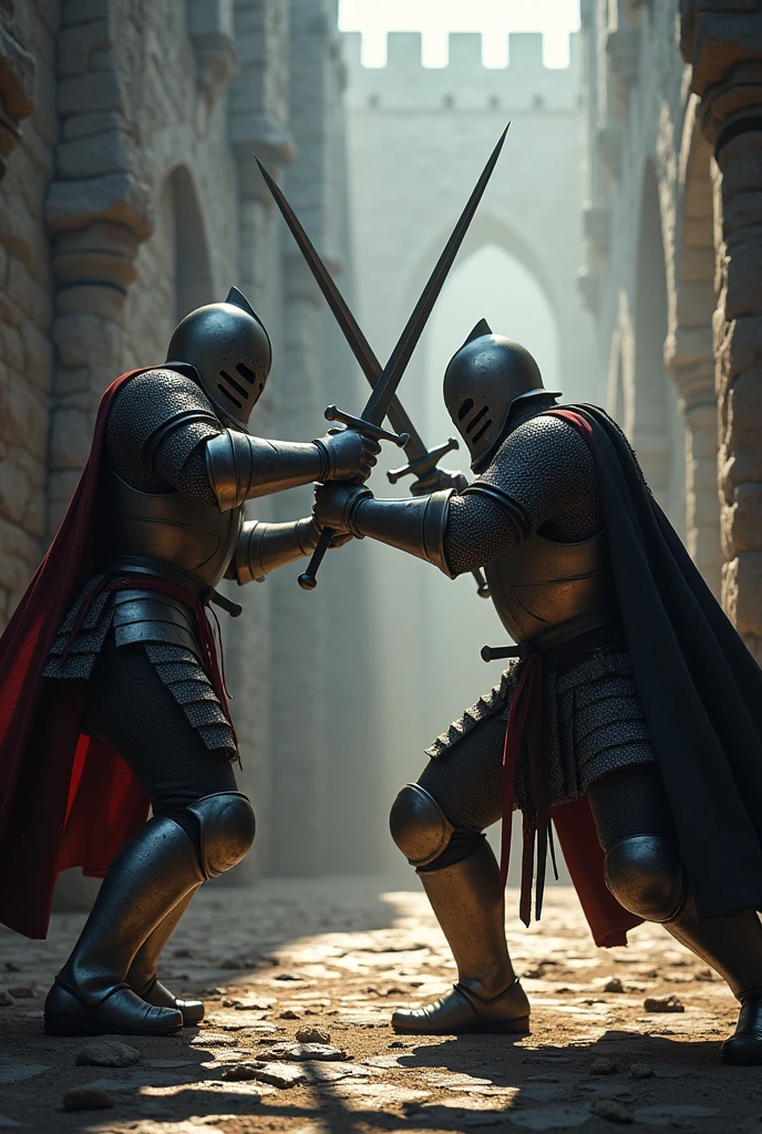 A MEDEIVEL SWORD FIGHT


