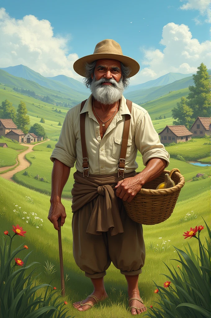Once upon a time, a farmer named Ramu lived in a small village. He was a very hardworking and honest person.