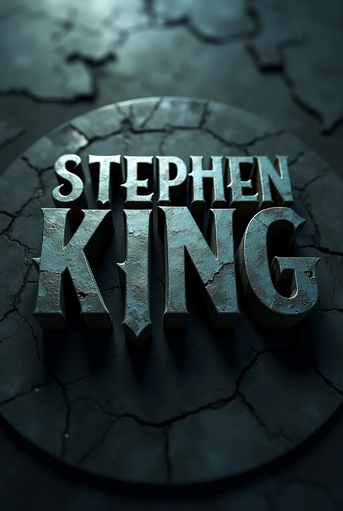 Give me a 3D Graphics STEPHEN KING Logo