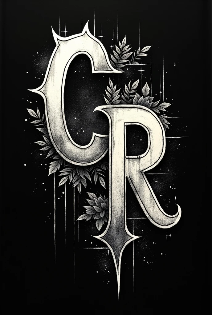 Give me a Tattoo design which has letters C P H R in it