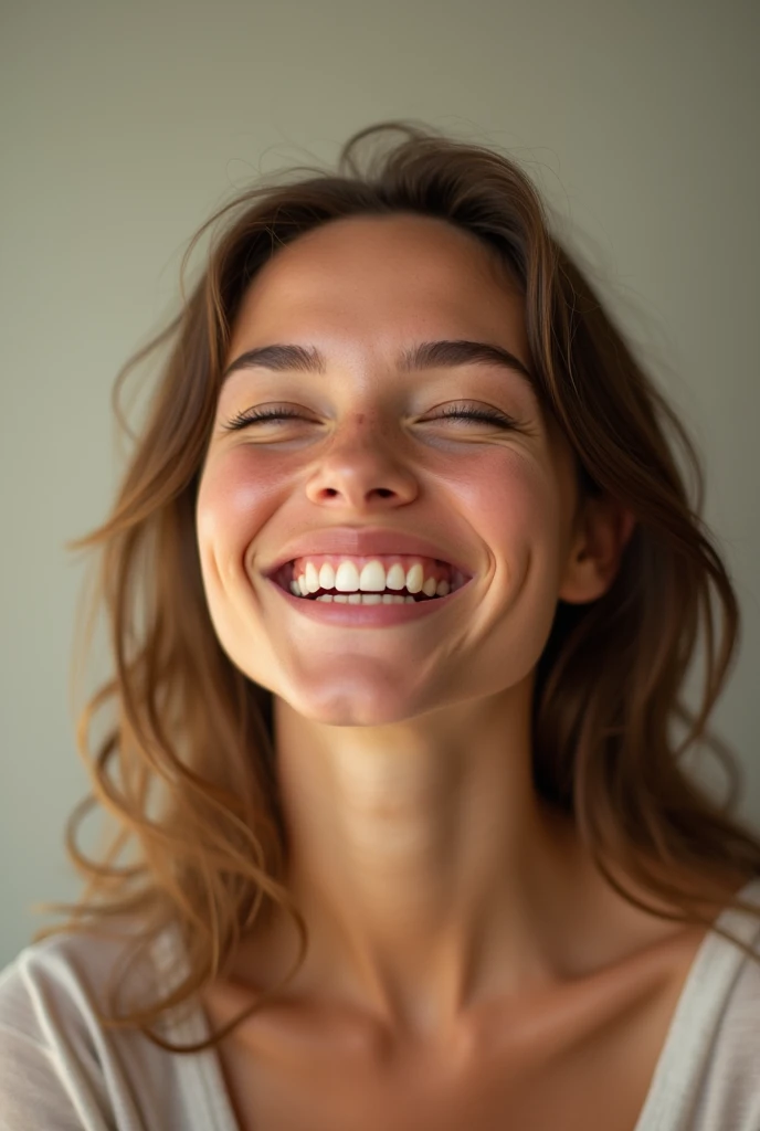 she is happy