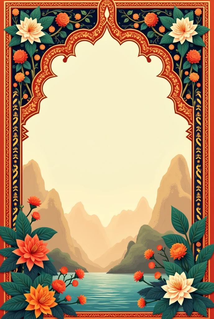 using a simple book cover image sri lankan traditional art
(I need center space for a write book topic)