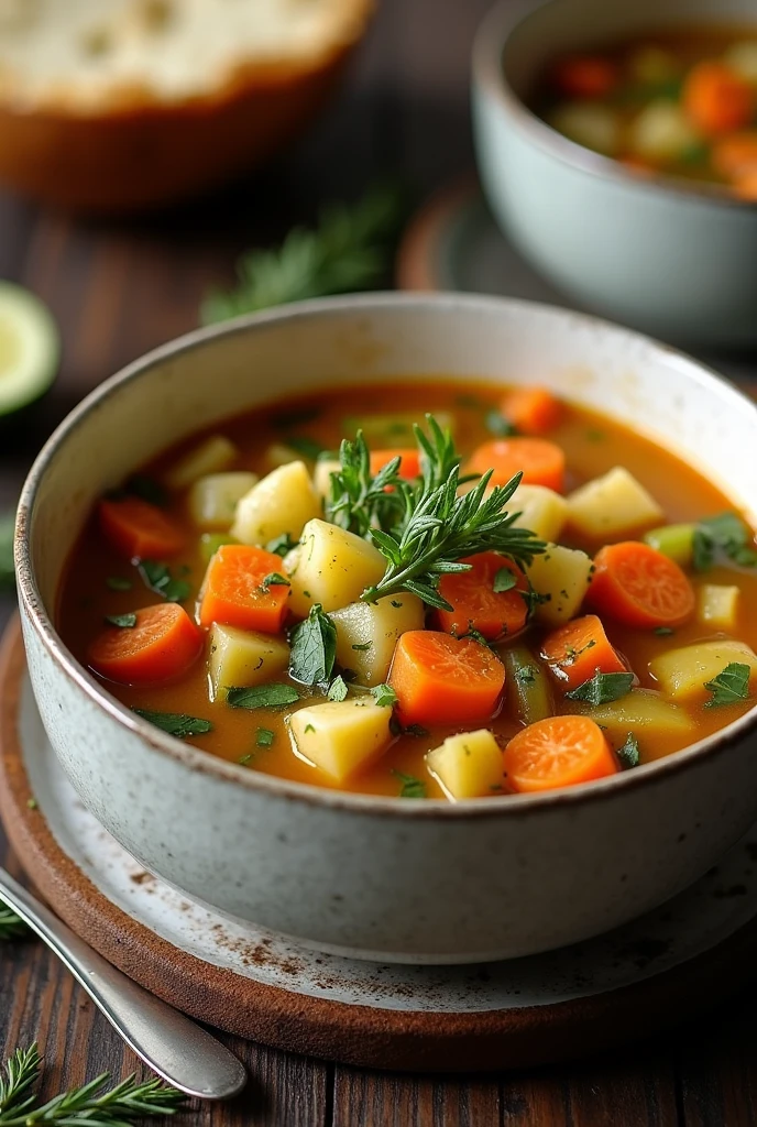 Bubble and Squeak Soup
Ingredients:
1 onion - chopped
1 parsnip - chopped
1 carrot - chopped
1 cabbage - shredded
5 Brussels sprouts
1 teaspoon thyme leaves
800 ml vegetable stock
Salt and pepper
Pinch of nutmeg
Fry Light low calorie cooking spray