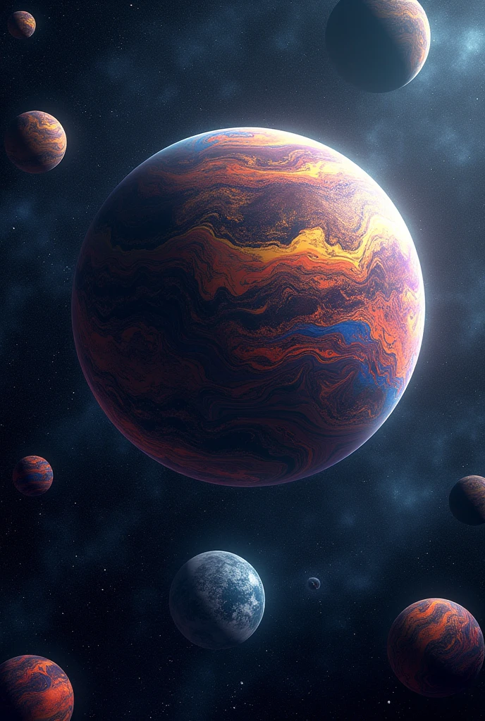planets in space