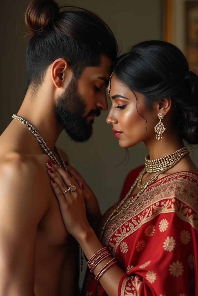 A muslim man doing sex with Hindu young woman

