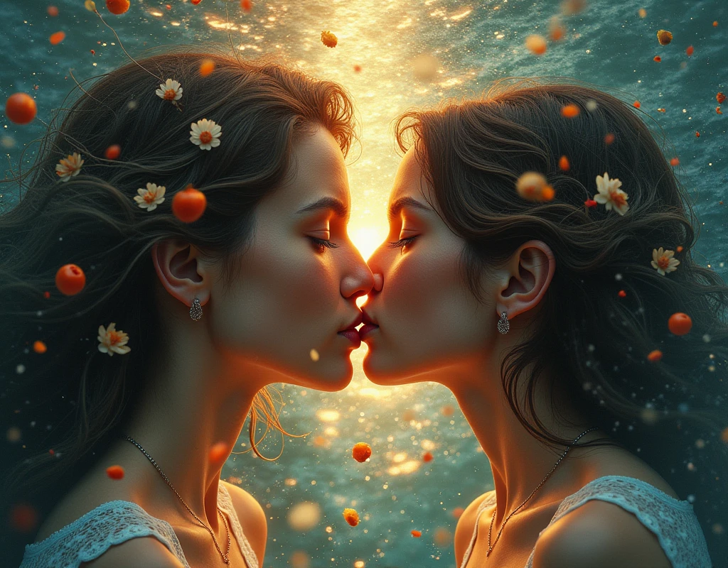 taste of love
Everything tastes like you
Eating you would be a pleasure
Because I like nothing more than you
pinion mouth
Kiss me with frenzy
Kissing you is like eating popcorn
Melon heart
Venus rising from the sea
From the black of a mussel
They are your eyes at their point of salt