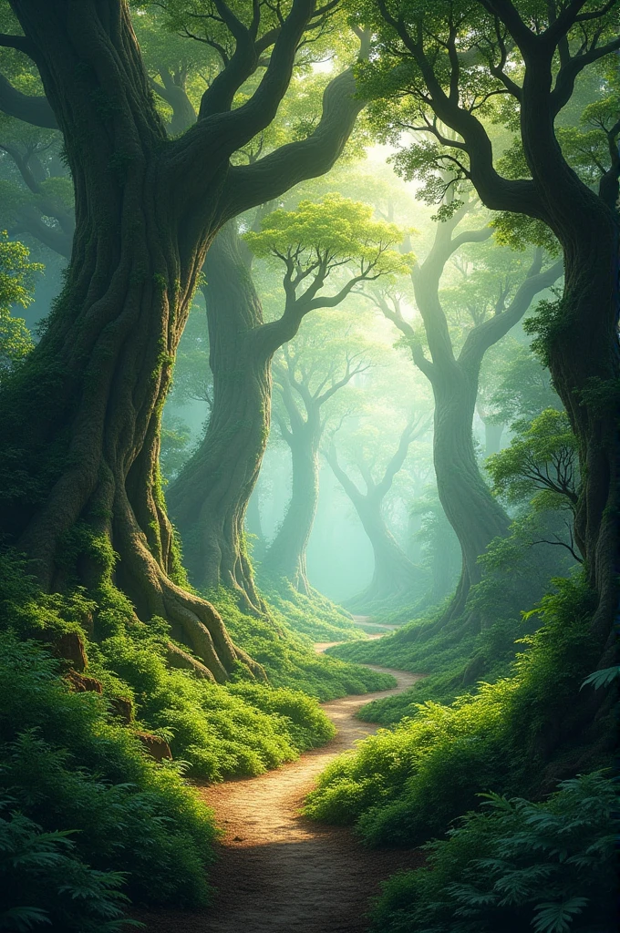 Dense forests 