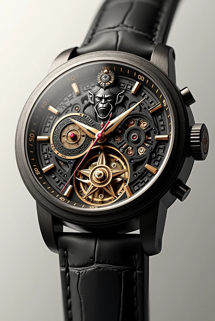 Wukong watch dial mechanical hollow watch