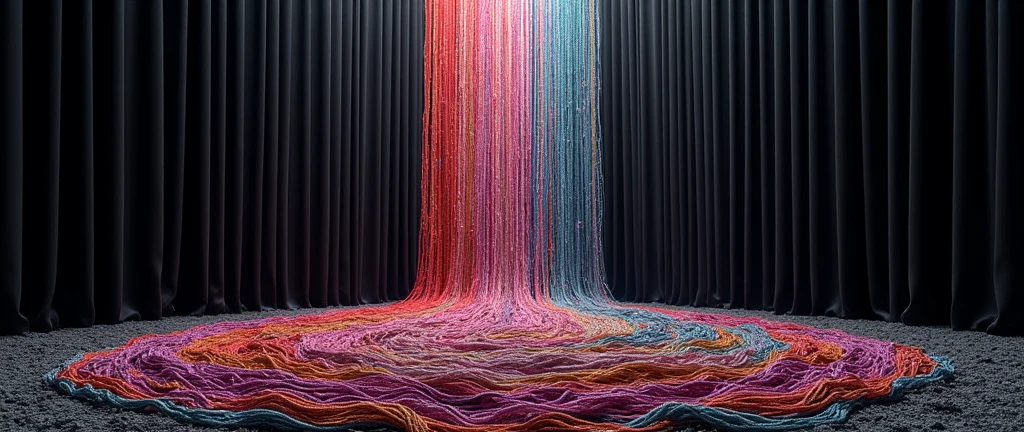 Black electric curtains,yarn,panoramic