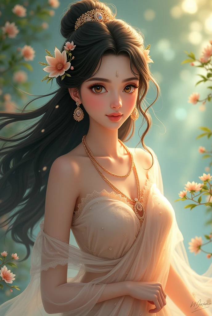 Radha rani looking so beautiful anime