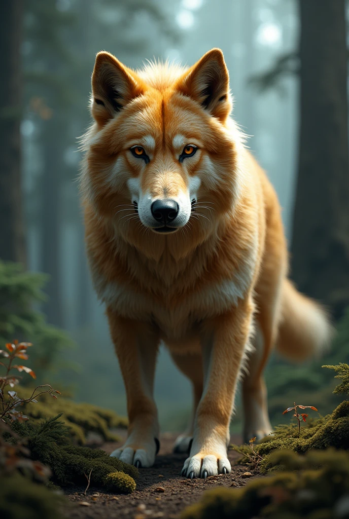 Golden retriever wolfdog