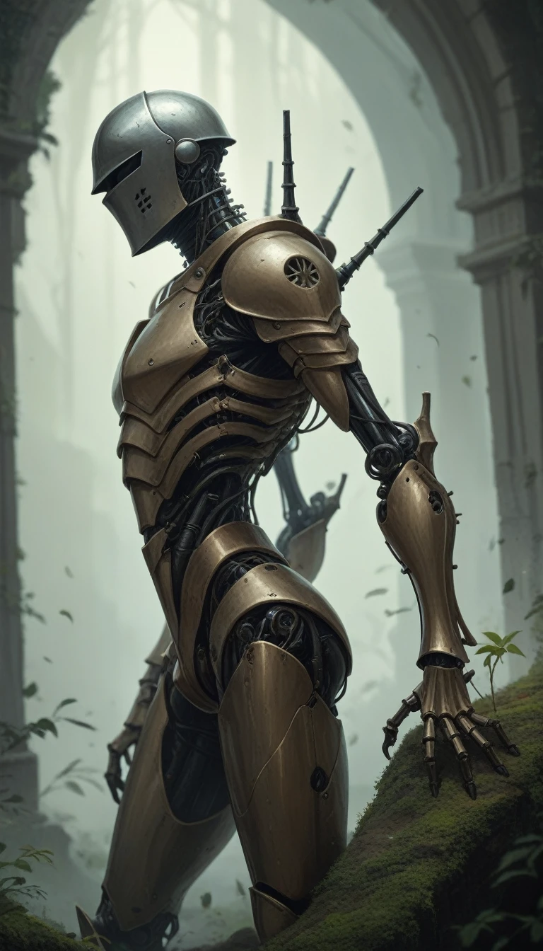 Knight in an exoskeleton