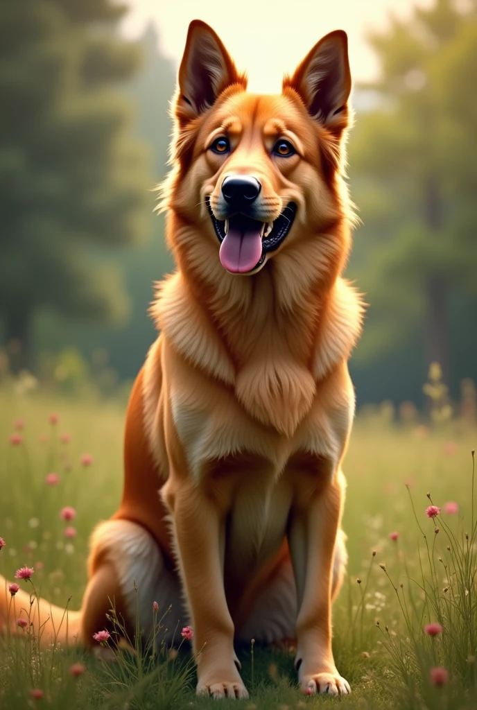 Golden retriever/german shepherd mix