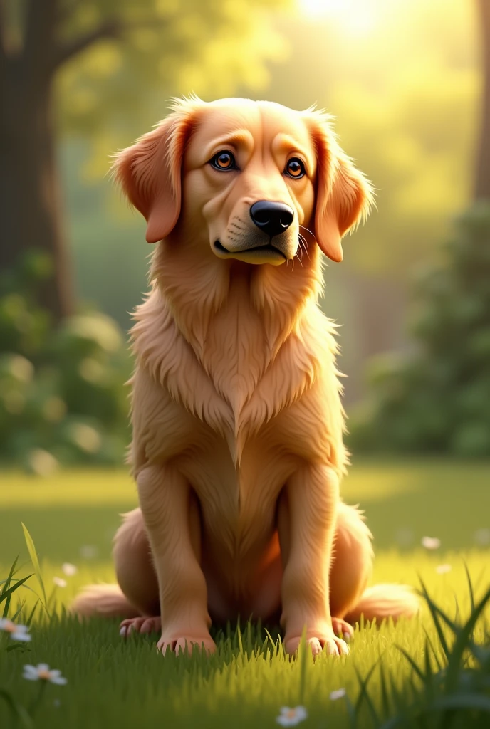 Golden retriever/german shepherd mix with floppy ears