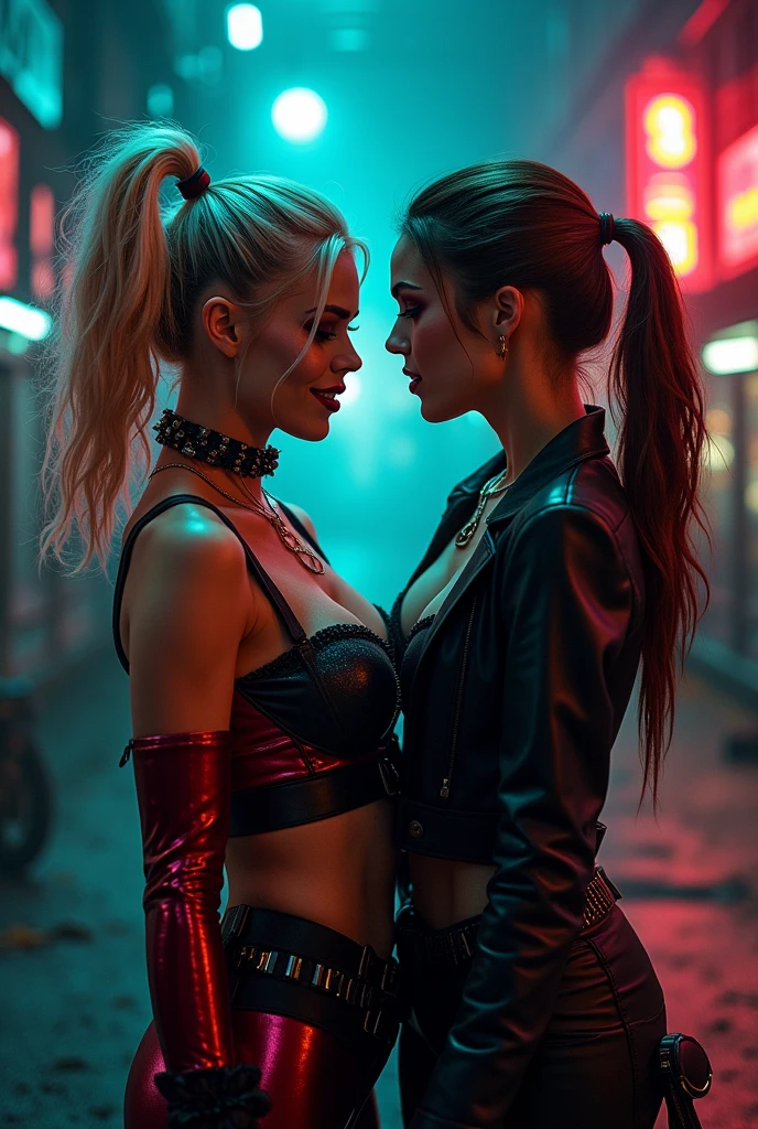 Margot Robbie Harley Quinn avec jessica Alba