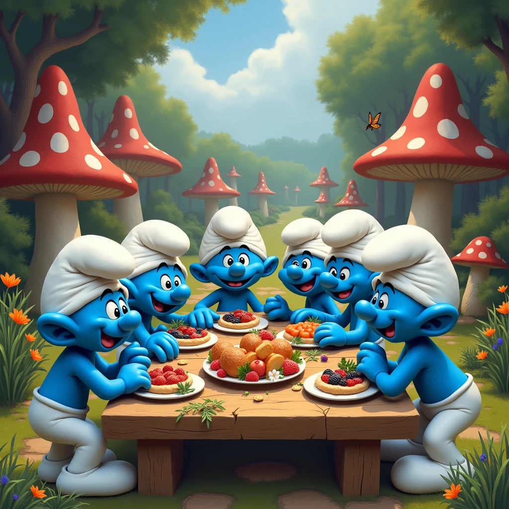 smurfs meals 