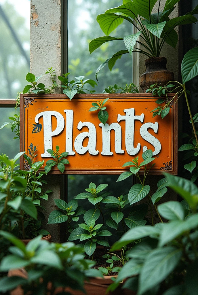 tanichi_Make a sign for "plants"