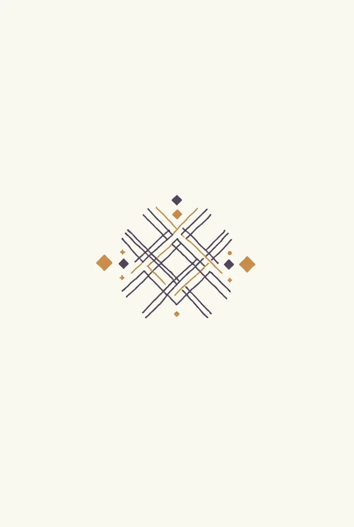 A minimalistic logo for a cross stitch company named "Patternizers"