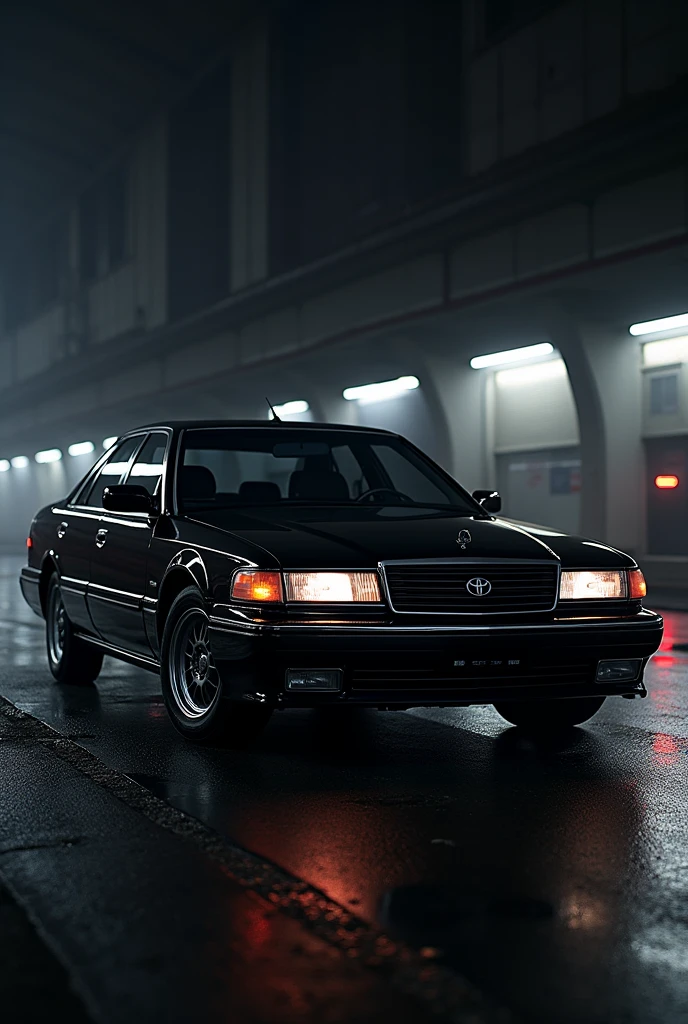 Toyota crown 1994 black color